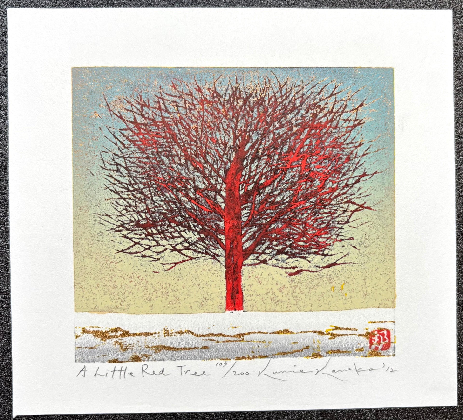  - A Little Red Tree - Kunio Kaneko - SAKURA FINE ART