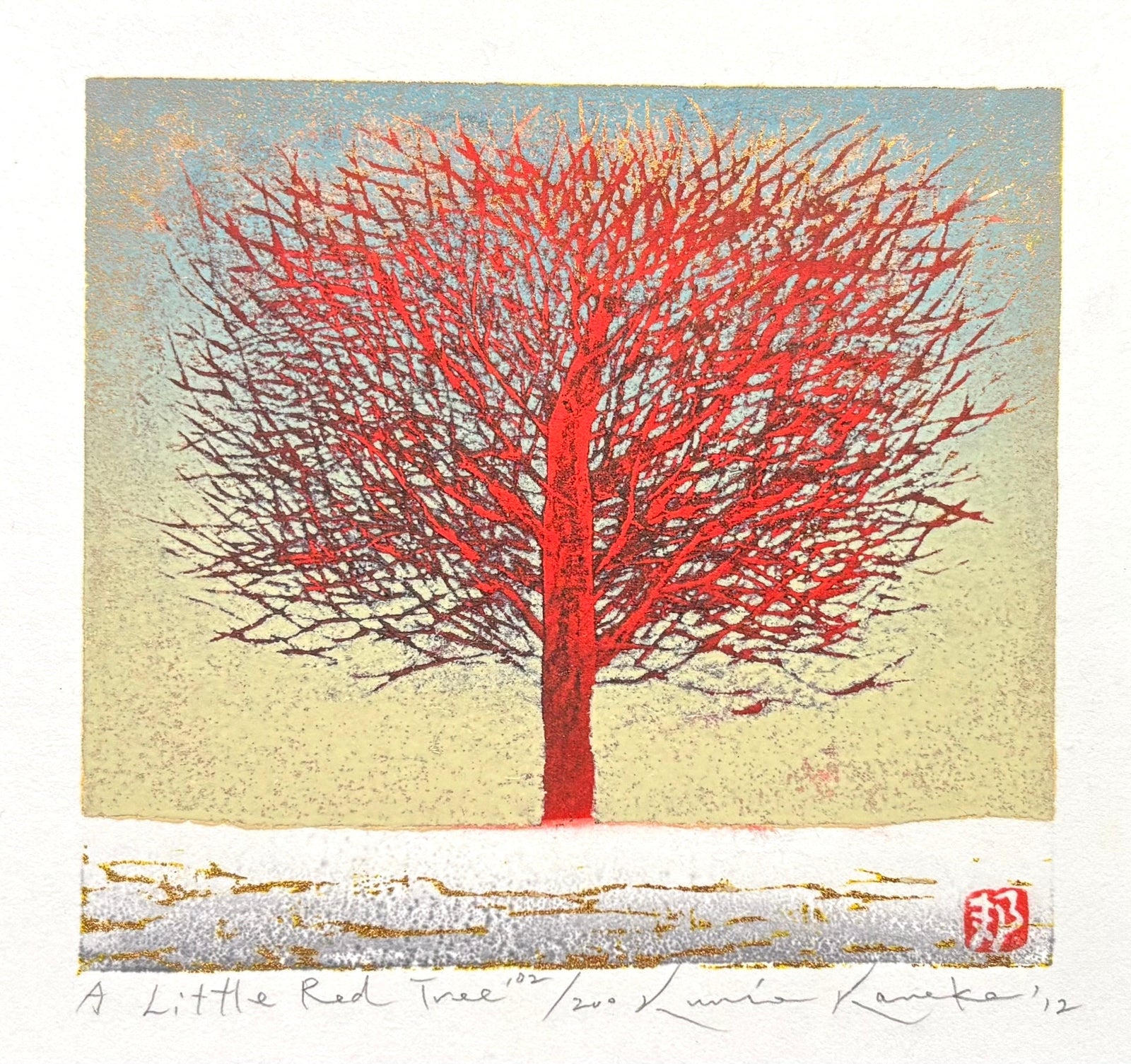  - A Little Red Tree - Kunio Kaneko - SAKURA FINE ART