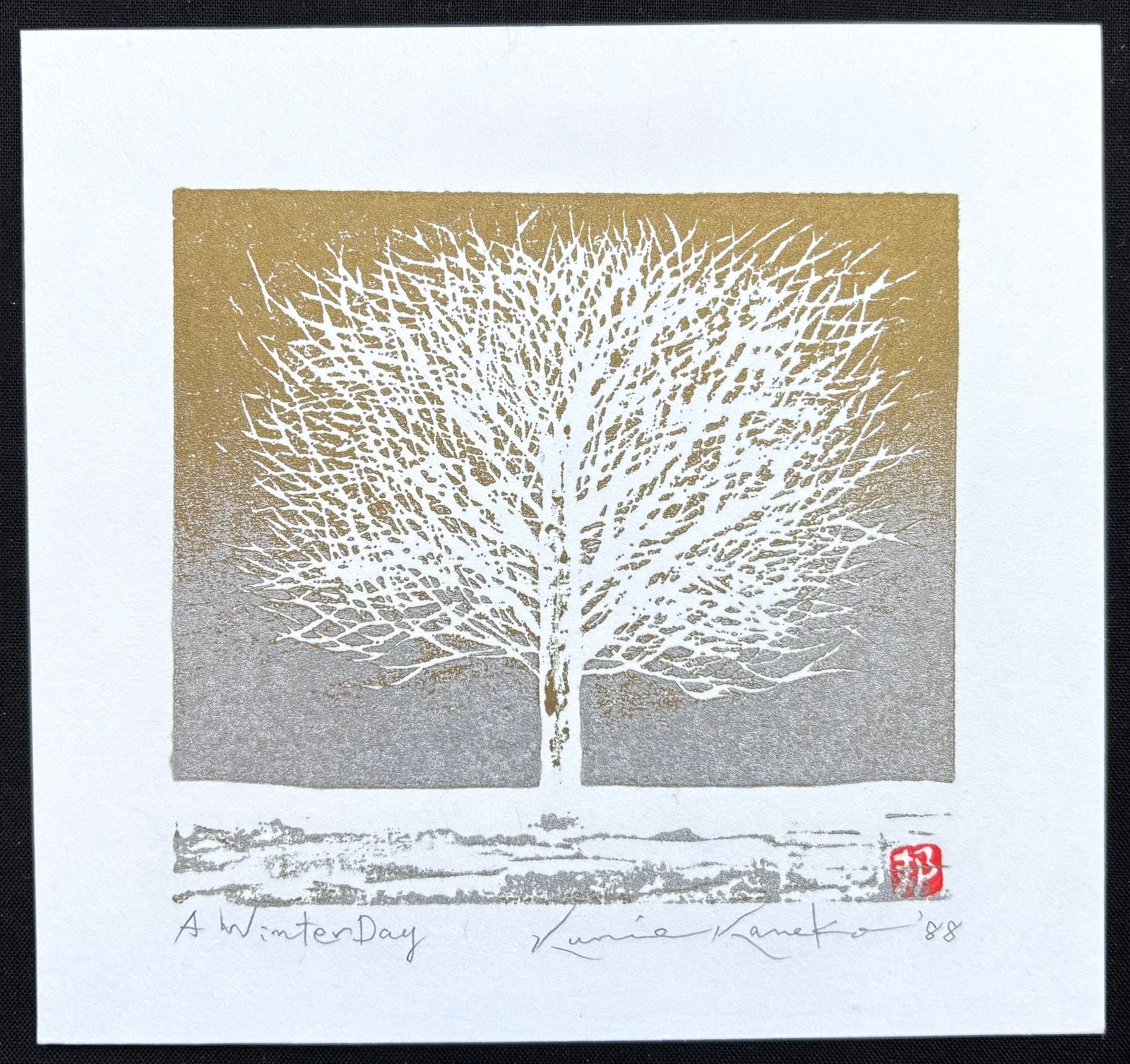  - A Winter Day - Kunio Kaneko - SAKURA FINE ART