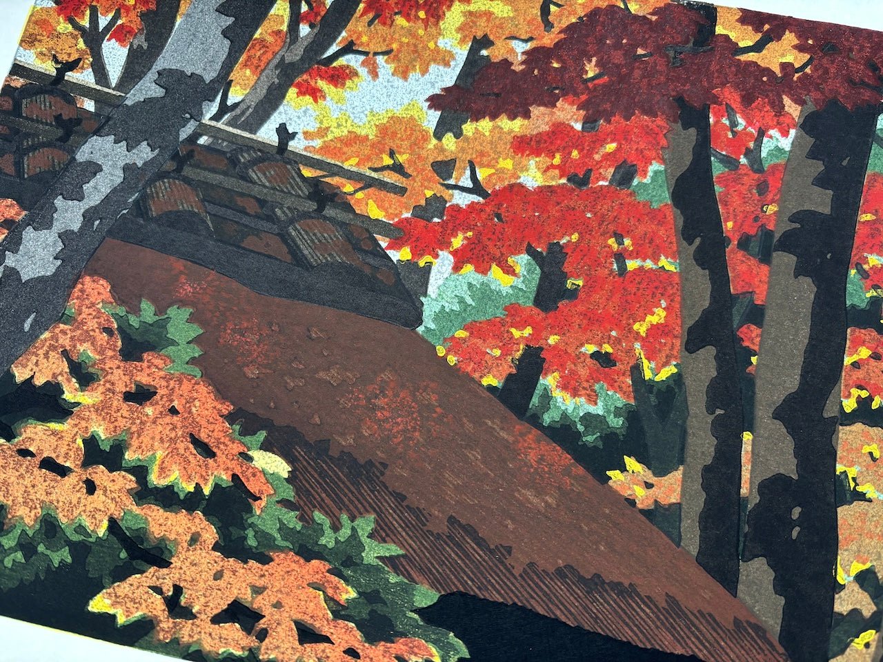  - Aki no Gioj - ji (Gio - ji Temple in Autumn, Kyoto) - Masao Ido - SAKURA FINE ART