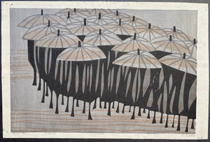  - Ame no Hi, B (Rainy Day,B), 1965 - Takeji Asano - SAKURA FINE ART