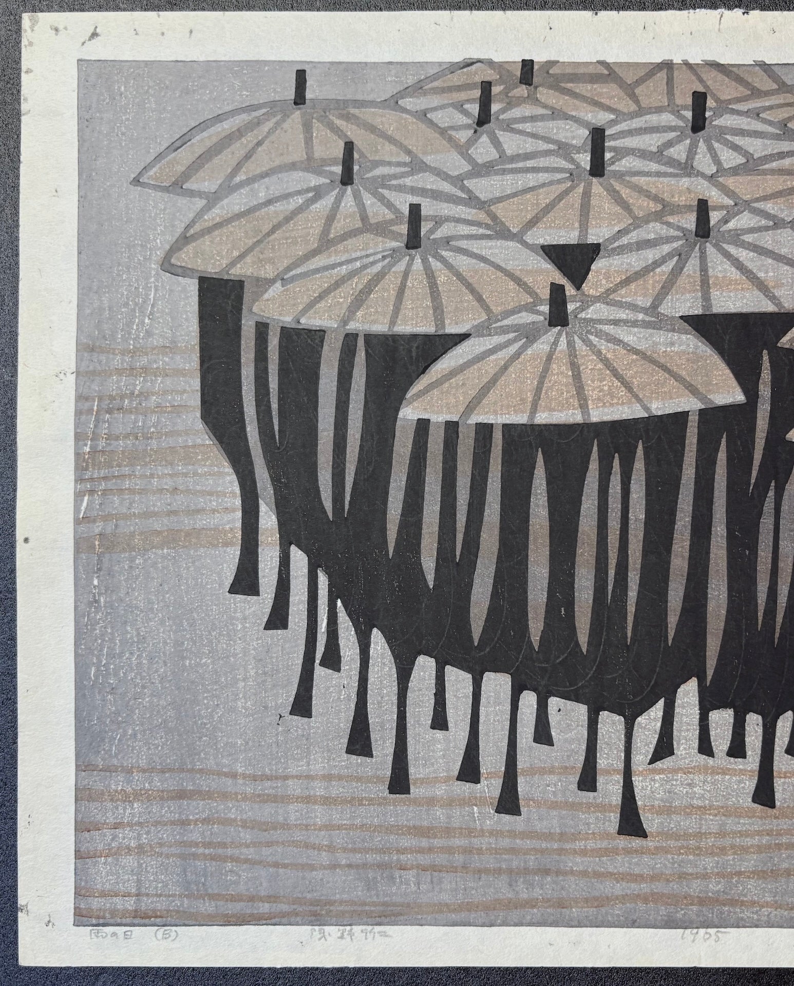  - Ame no Hi, B (Rainy Day,B), 1965 - Takeji Asano - SAKURA FINE ART