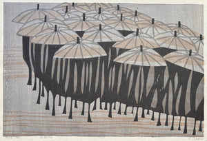  - Ame no Hi, B (Rainy Day,B), 1965 - Takeji Asano - SAKURA FINE ART