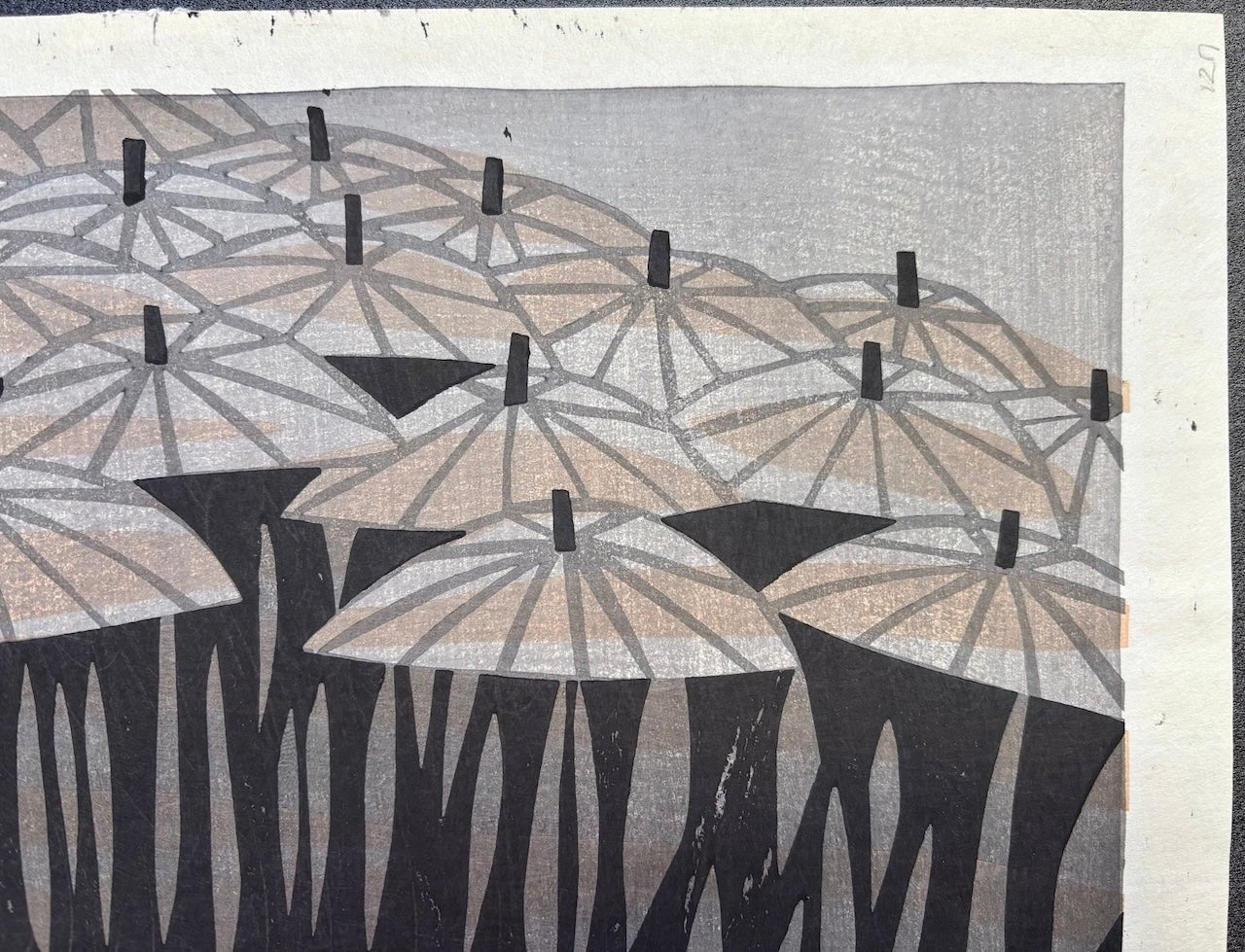  - Ame no Hi, B (Rainy Day,B), 1965 - Takeji Asano - SAKURA FINE ART