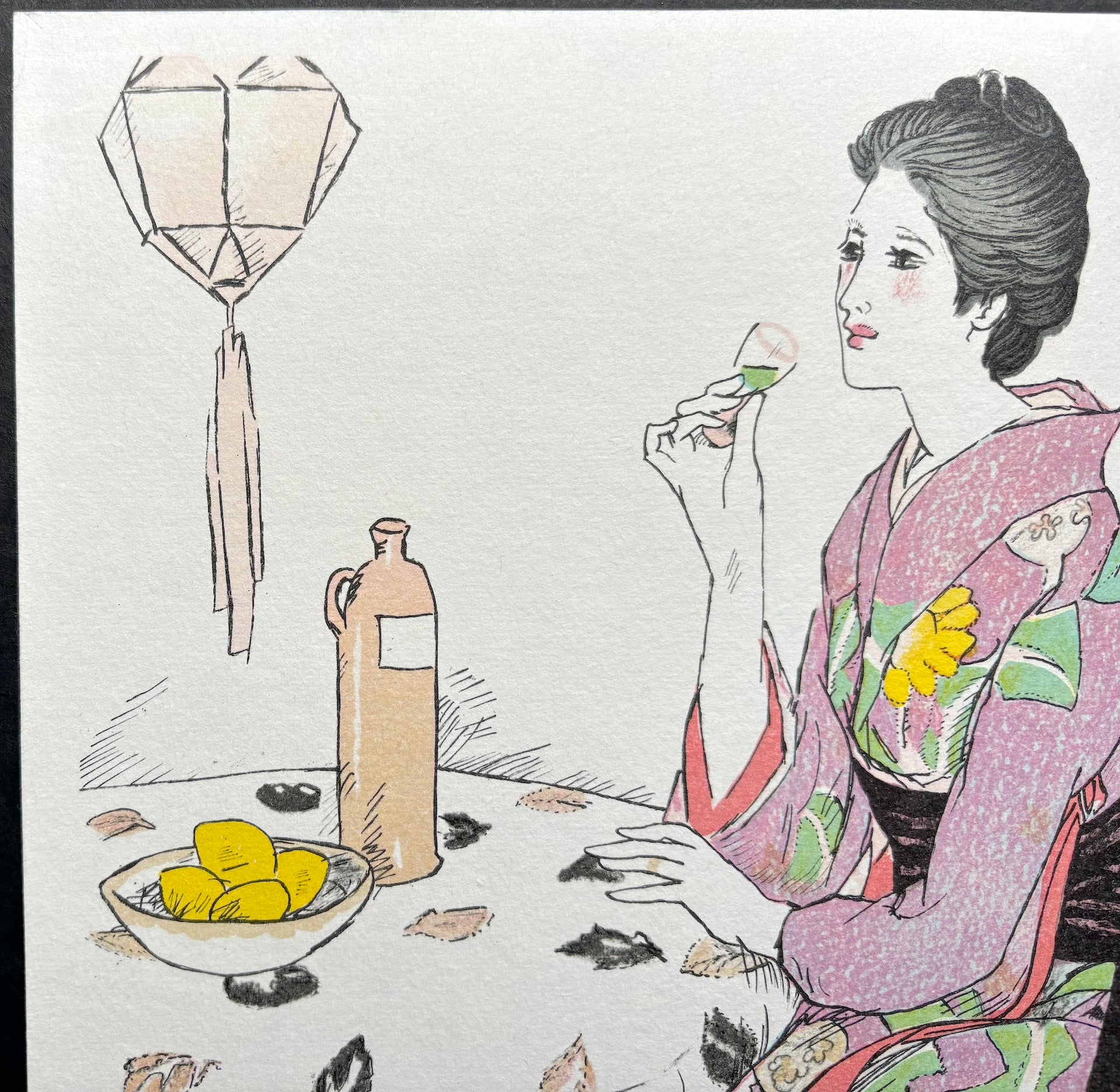  - Aoi Sake (Blue LIquor), Limited edition - SAKURA FINE ART