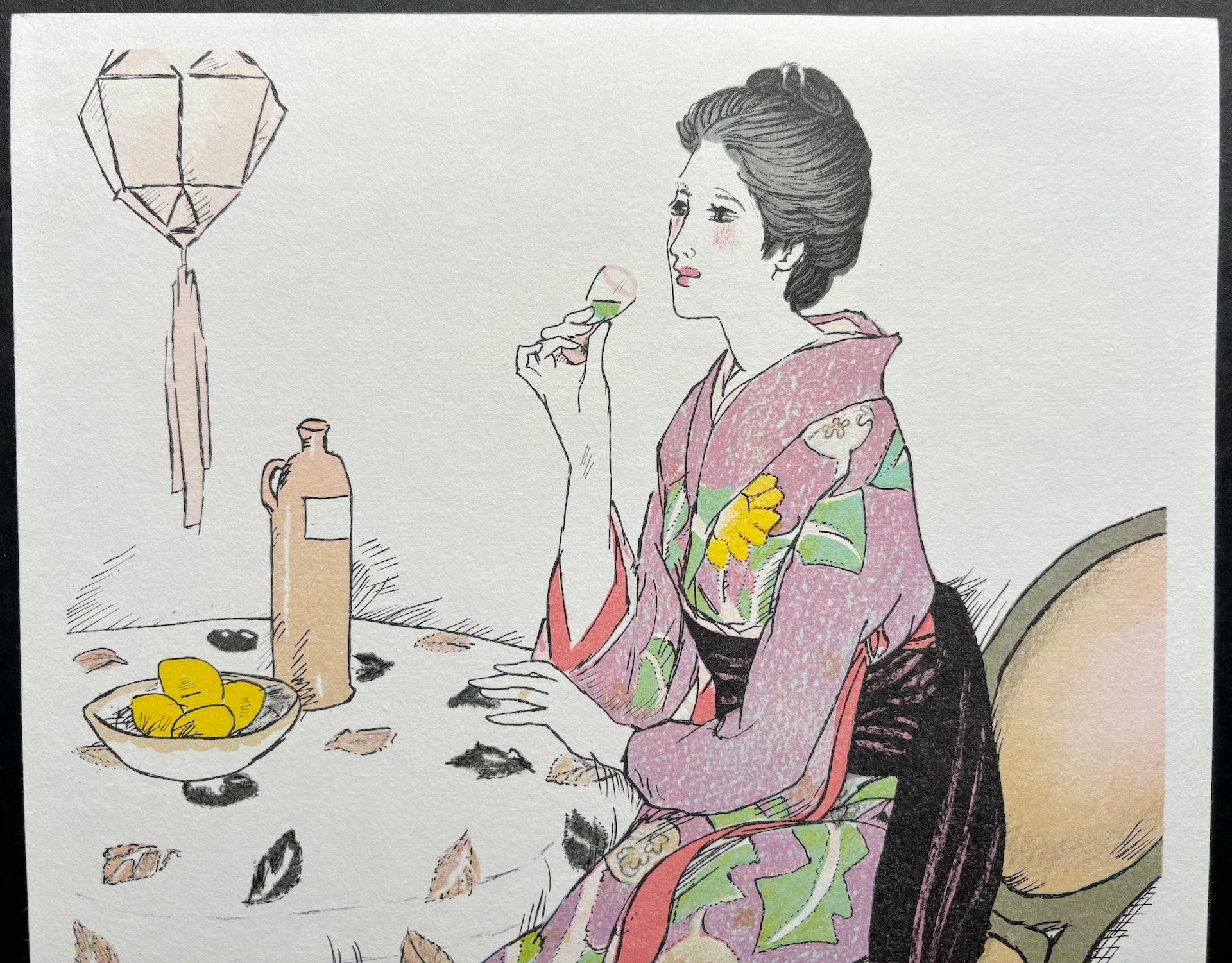  - Aoi Sake (Blue LIquor), Limited edition - SAKURA FINE ART
