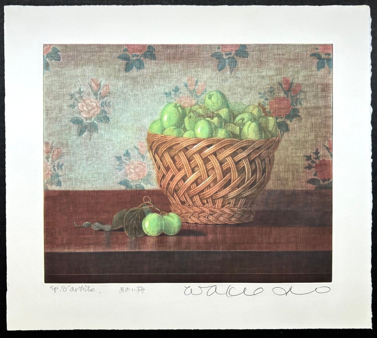  - Aoi Ume (Blue Japanese Apricots) - Wako Ito - SAKURA FINE ART