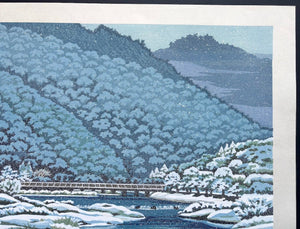  - Arashiyama Sekka (Snow Flowers of Arashiyama, Kyoto) - Masao Ido - SAKURA FINE ART
