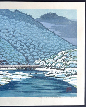  - Arashiyama Sekka (Snow Flowers of Arashiyama, Kyoto) - Masao Ido - SAKURA FINE ART