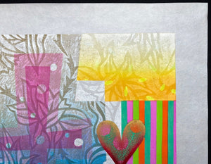  - Asian – Pink no Cross to Heart" (Pink Cross and Heart, from the Asian Series) - Mitsuru Hiraki - SAKURA FINE ART