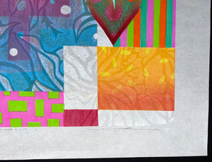  - Asian – Pink no Cross to Heart" (Pink Cross and Heart, from the Asian Series) - Mitsuru Hiraki - SAKURA FINE ART