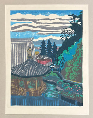  - At Itsukushima Daishoin Temple, Miyajima - Osamu Ueda - SAKURA FINE ART