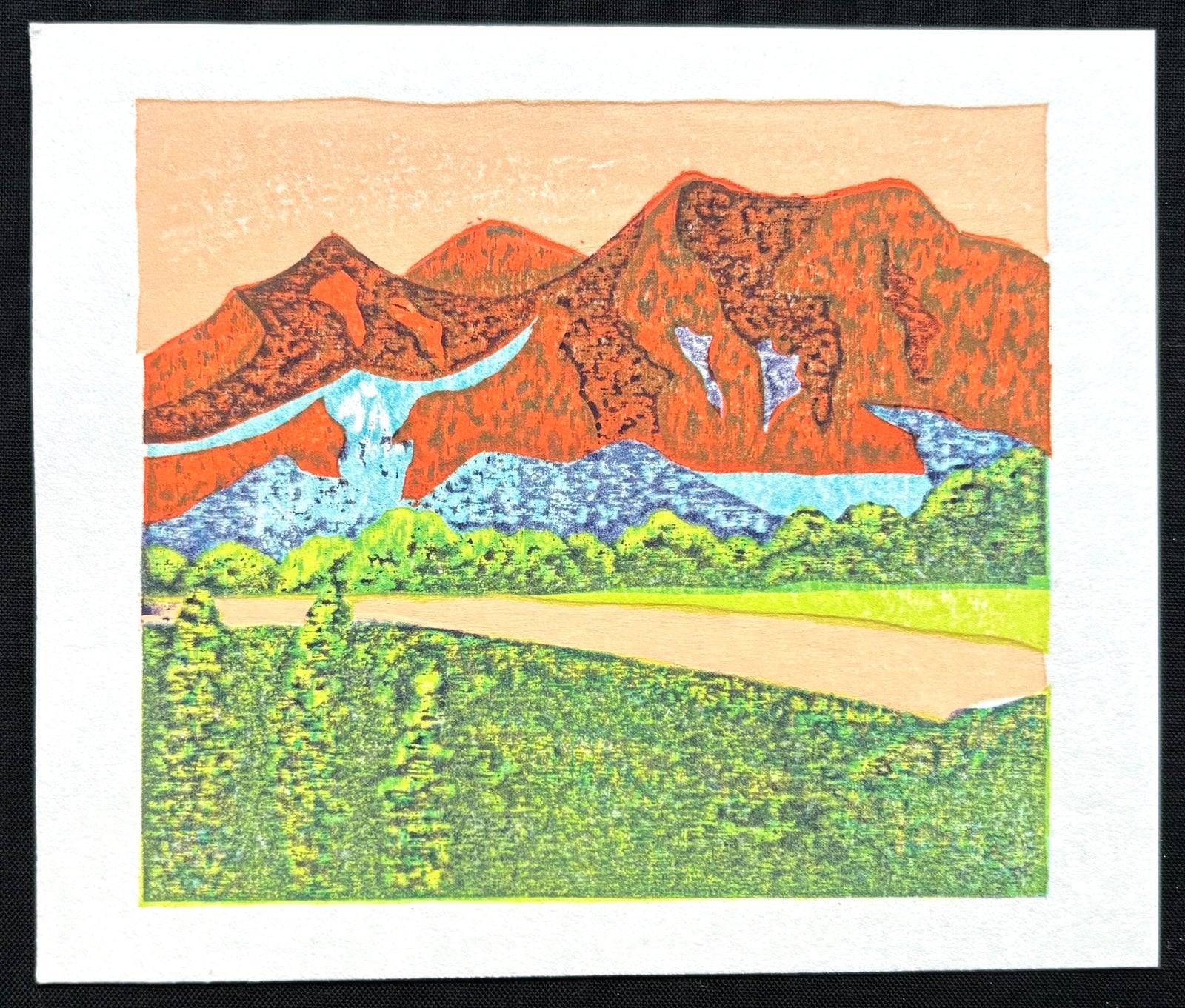  - Autumn Mountains at Sunset - Kozo Ohnishi - SAKURA FINE ART