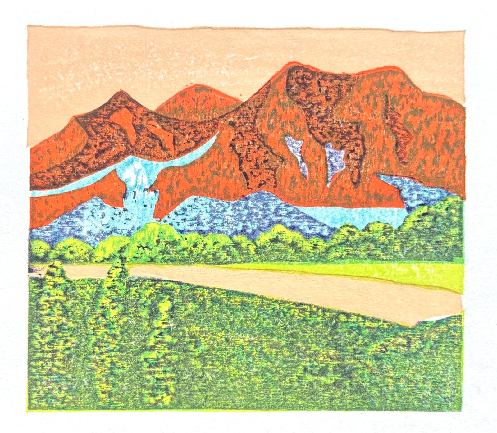  - Autumn Mountains at Sunset - Kozo Ohnishi - SAKURA FINE ART