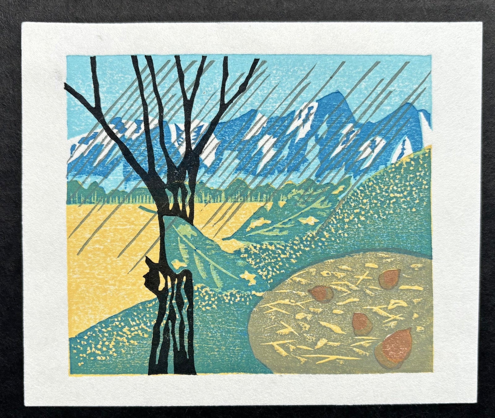  - Autumn Rain - Kozo Ohnishi - SAKURA FINE ART