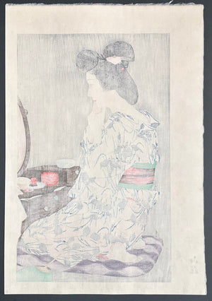 - Ayame Yukata (Iris Summer Kimono) - Kotondo Torii - SAKURA FINE ART