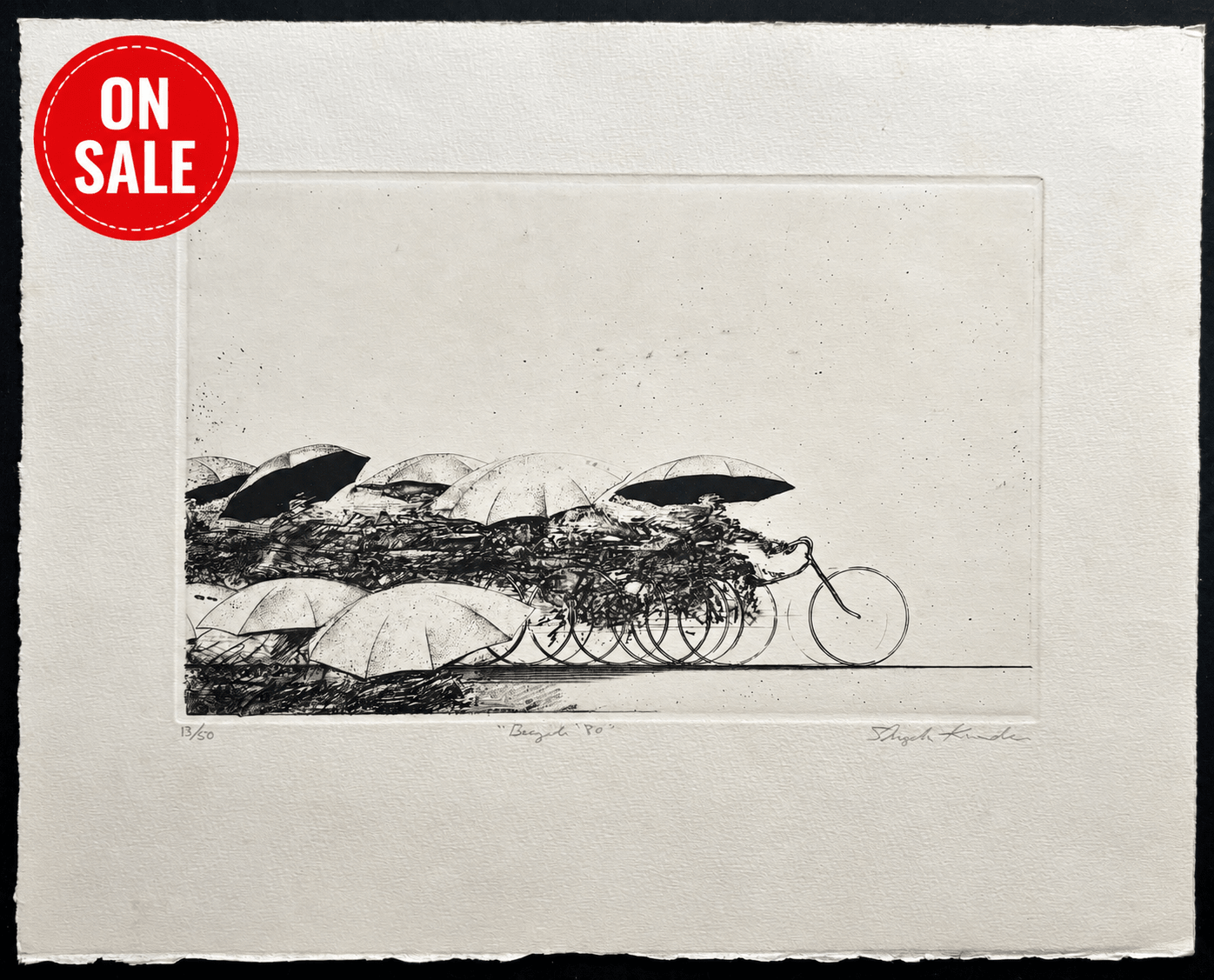 - Bicycle '80 - Shigeki Kuroda - SAKURA FINE ART