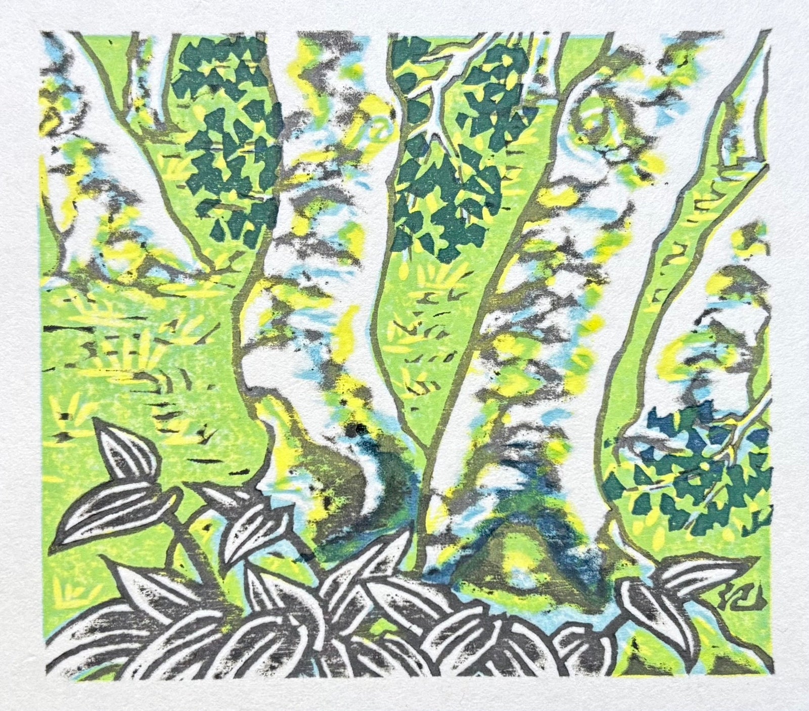  - Birch Trees - Kieko Tsurusawa - SAKURA FINE ART