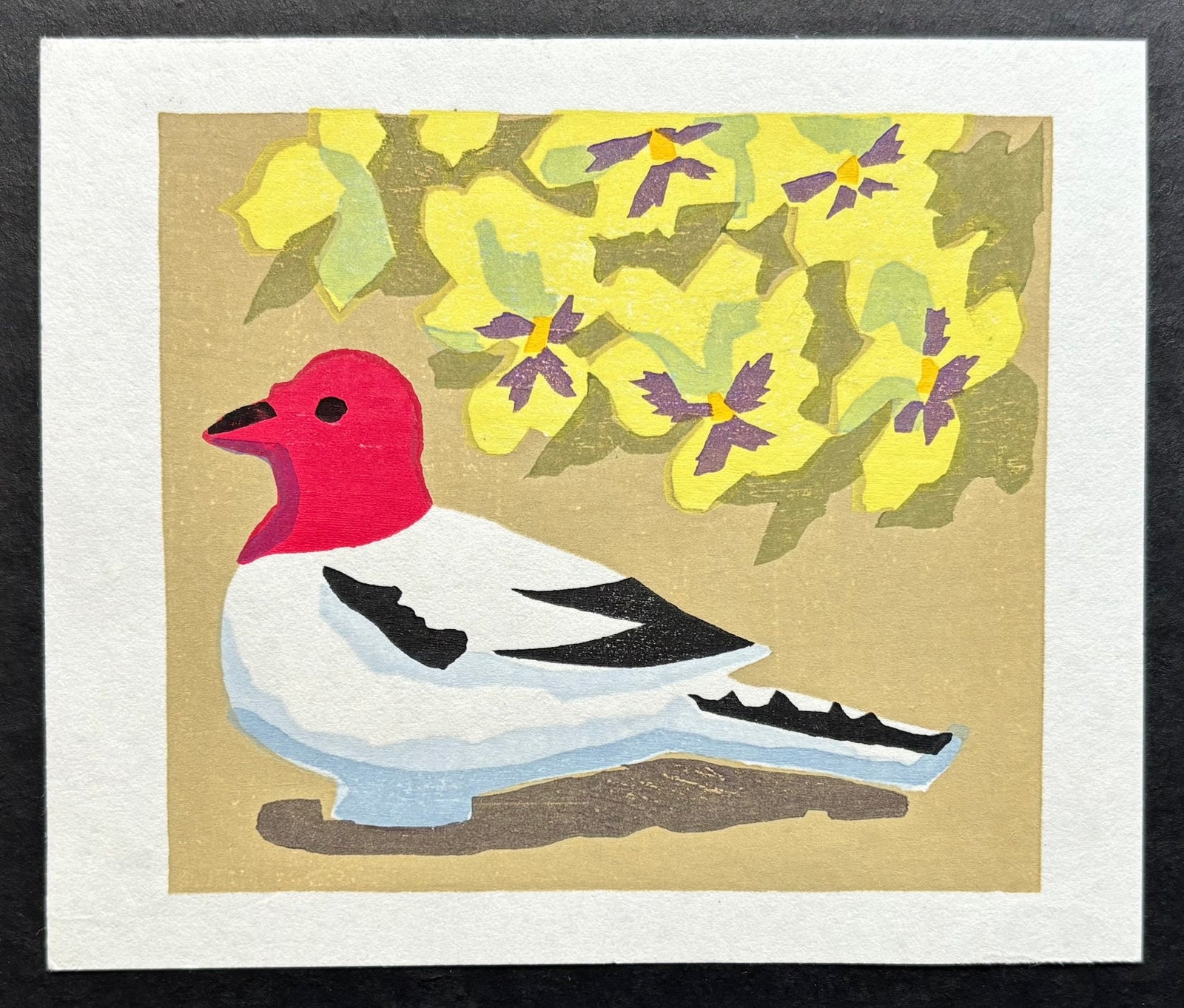  - Bird and Pansy - Yutaka Okubo - SAKURA FINE ART