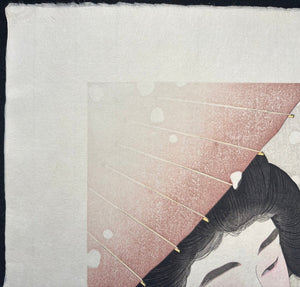  - Botan Yuki (Peony Snowflakes) - Kotondo Torii - SAKURA FINE ART