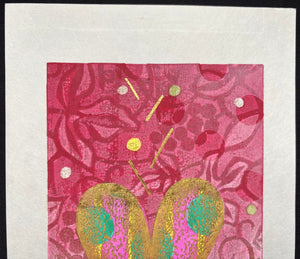  - Budou - HEART {Aka}, (Grape - Heart {Red} ) - Mitsuru Hiraki - SAKURA FINE ART