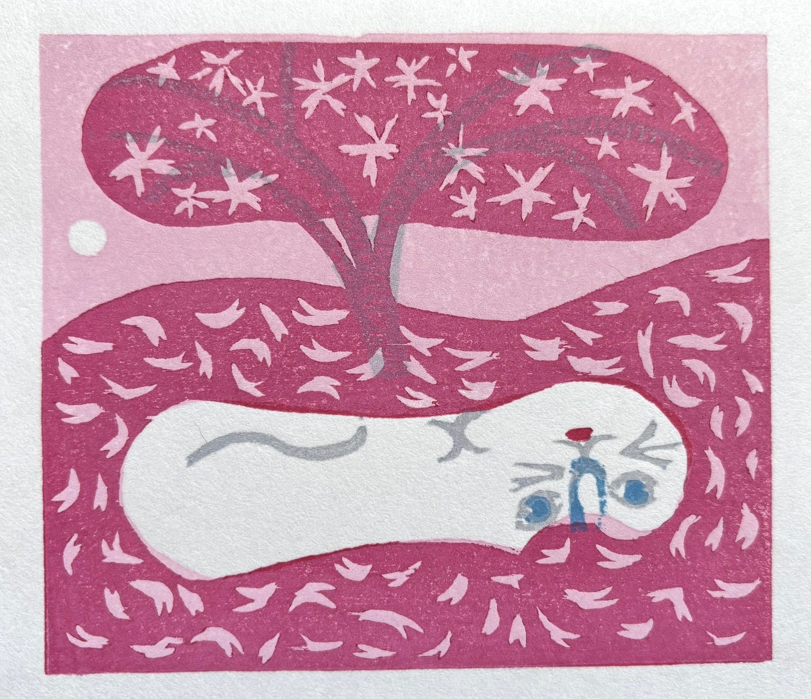  - Cat Beneath the Cherry Blossoms - Morikazu Maeda - SAKURA FINE ART