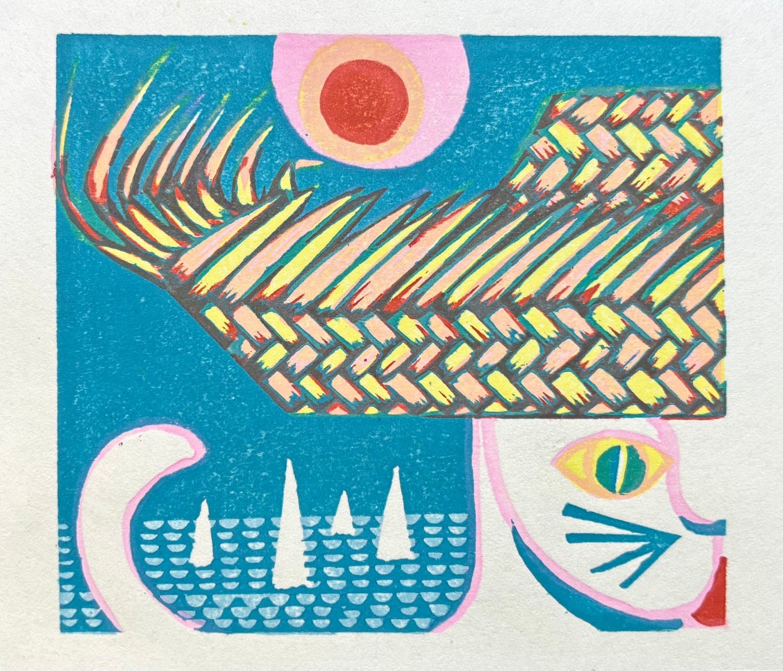  - Cat With Straw Hat - Morikazu Maeda - SAKURA FINE ART