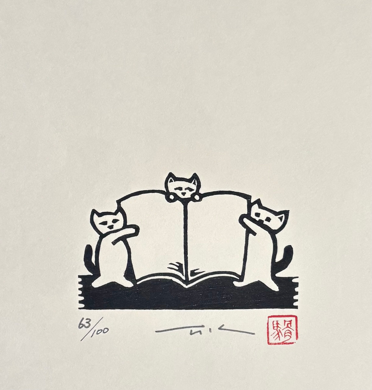  - Cats Opening Book - Takashi Ohno - SAKURA FINE ART