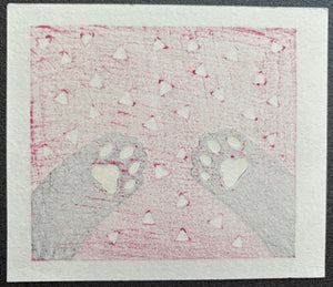  - Cat's Paws and Triangular Snowflakes　 - Takashi Ohno - SAKURA FINE ART