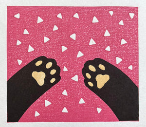  - Cat's Paws and Triangular Snowflakes　 - Takashi Ohno - SAKURA FINE ART