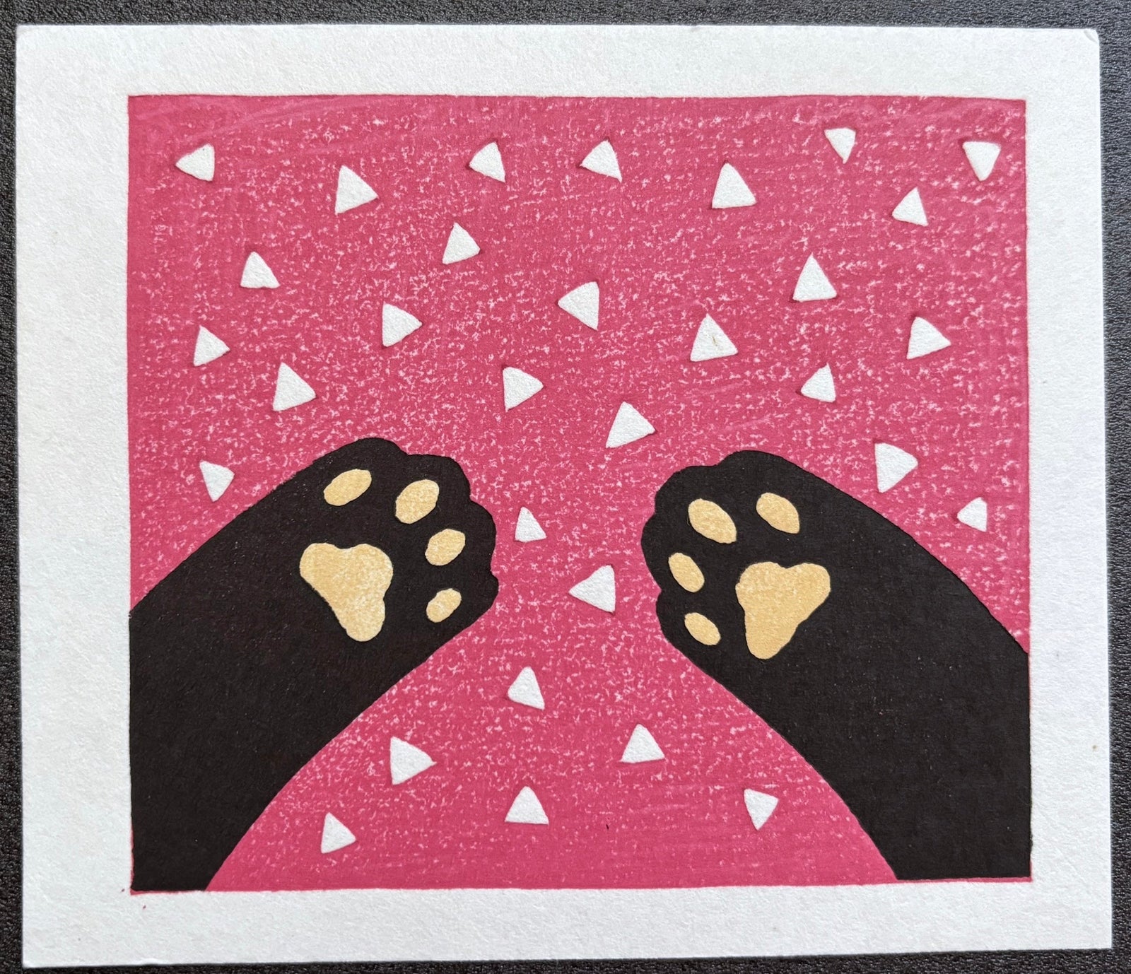  - Cat's Paws and Triangular Snowflakes　 - Takashi Ohno - SAKURA FINE ART
