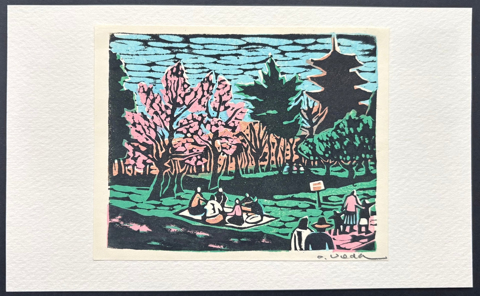  - Cherry Blossom Viewing, Okayama - Osamu Ueda - SAKURA FINE ART