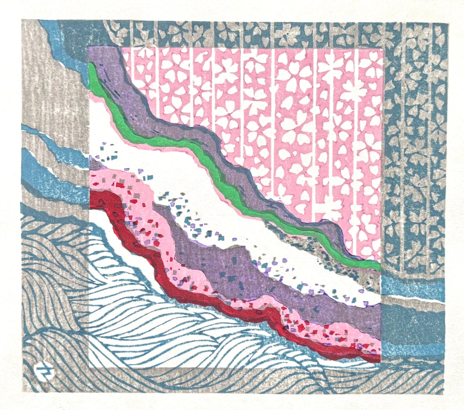  - Cherry Blossoms and Waves - Takao Sano - SAKURA FINE ART