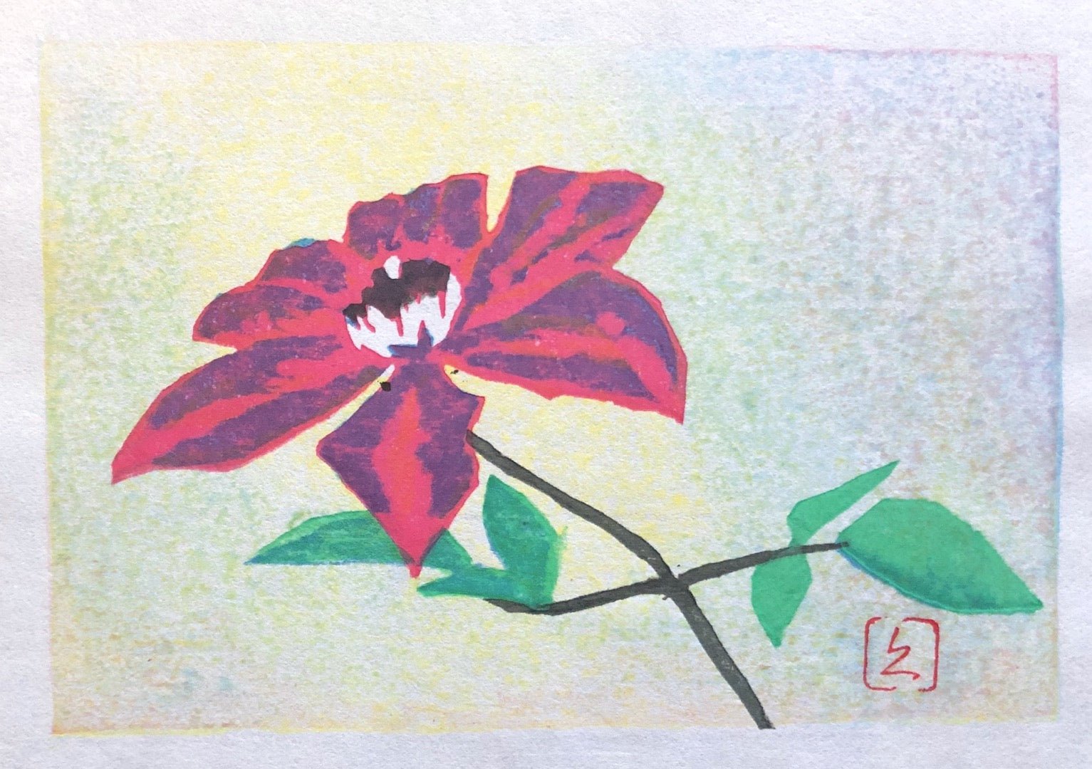  - Clematis - Hisako Kusama - SAKURA FINE ART