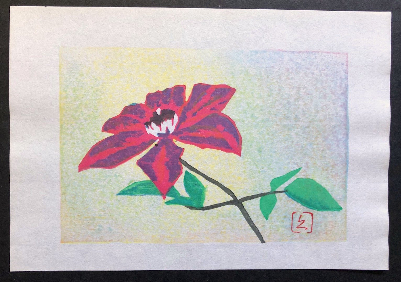  - Clematis - Hisako Kusama - SAKURA FINE ART