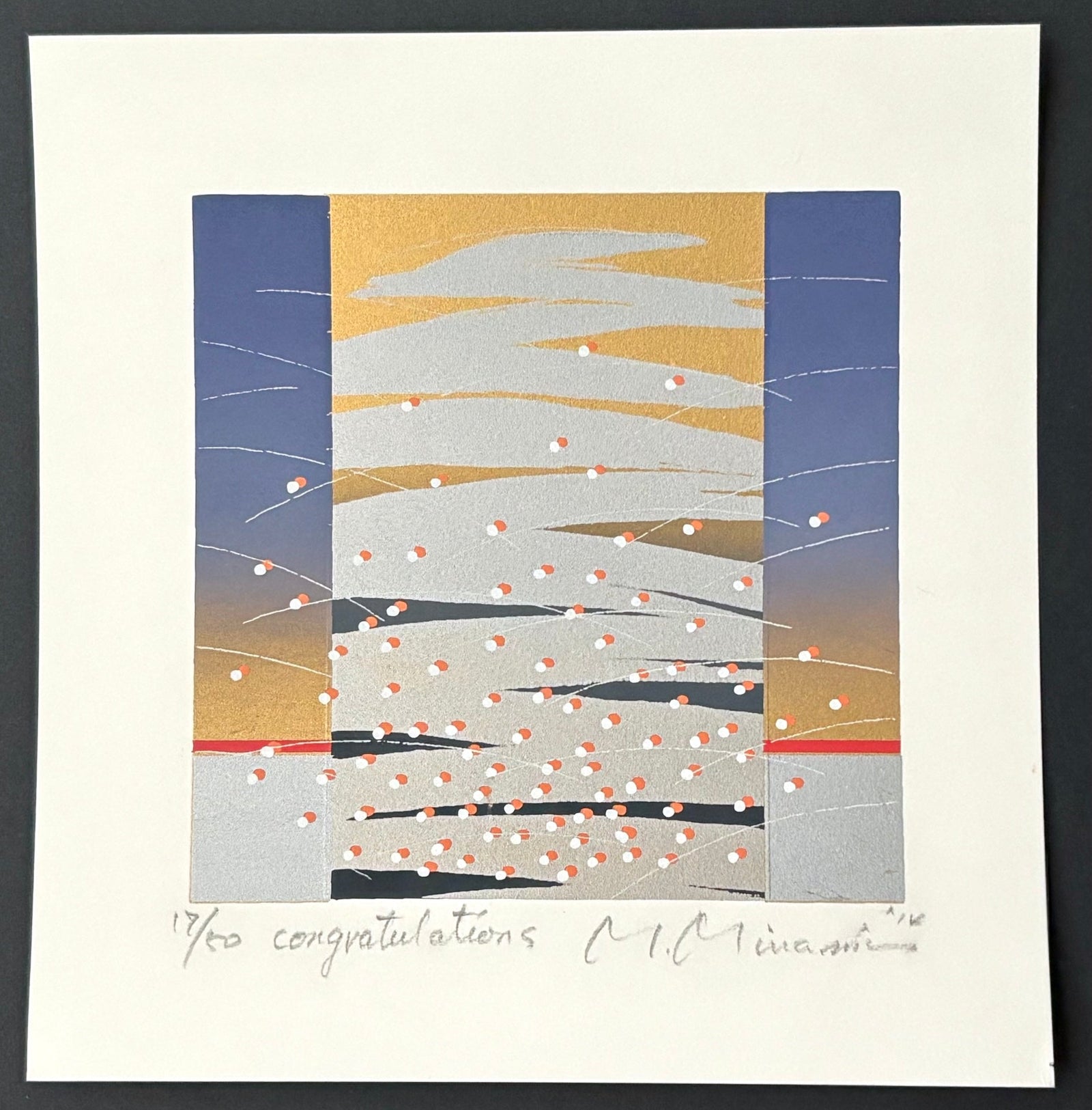 - Congratulations (Silver) - Masao Minami - SAKURA FINE ART