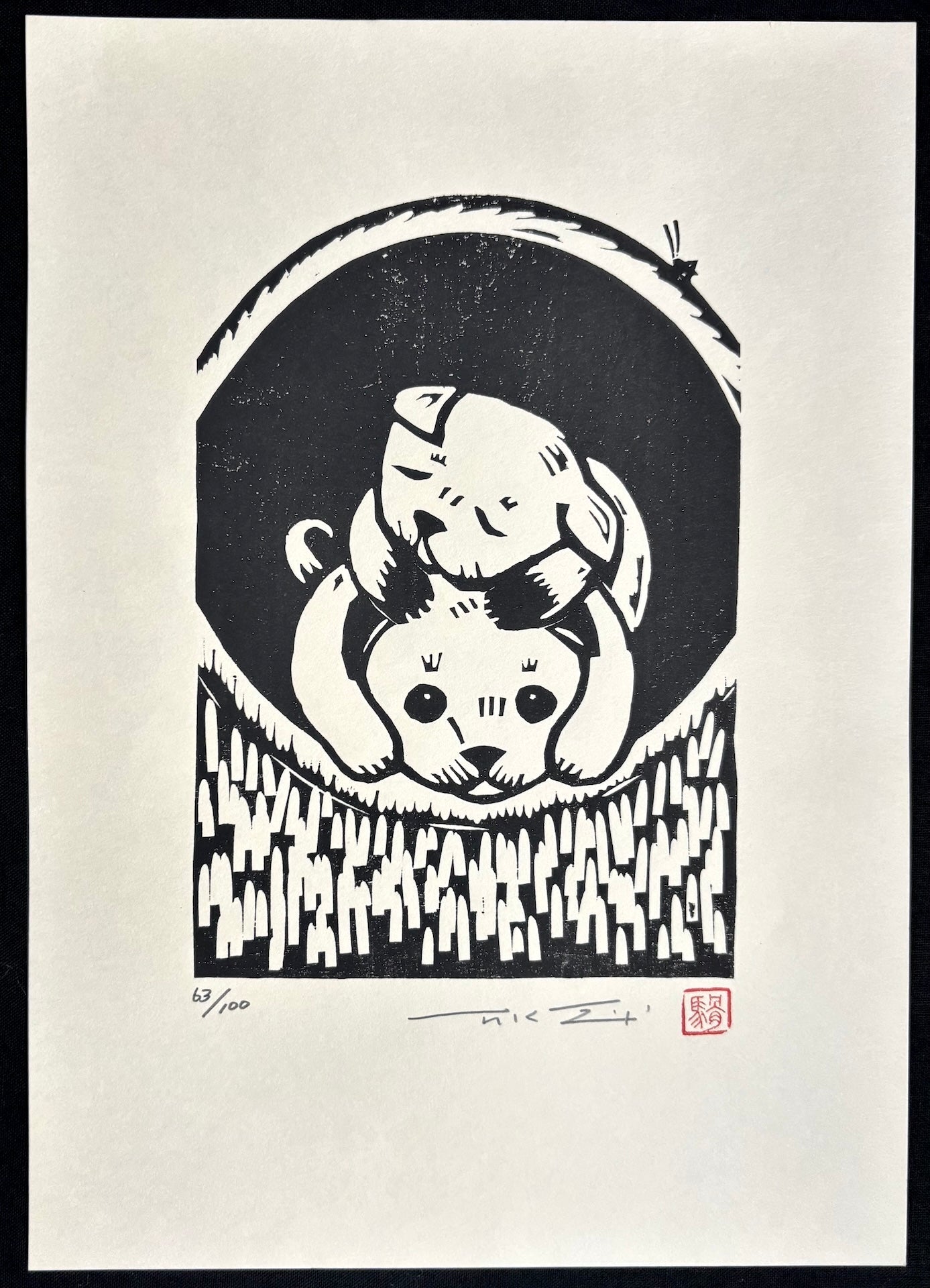  - Dog Friends - 2 - Takashi Ohno - SAKURA FINE ART