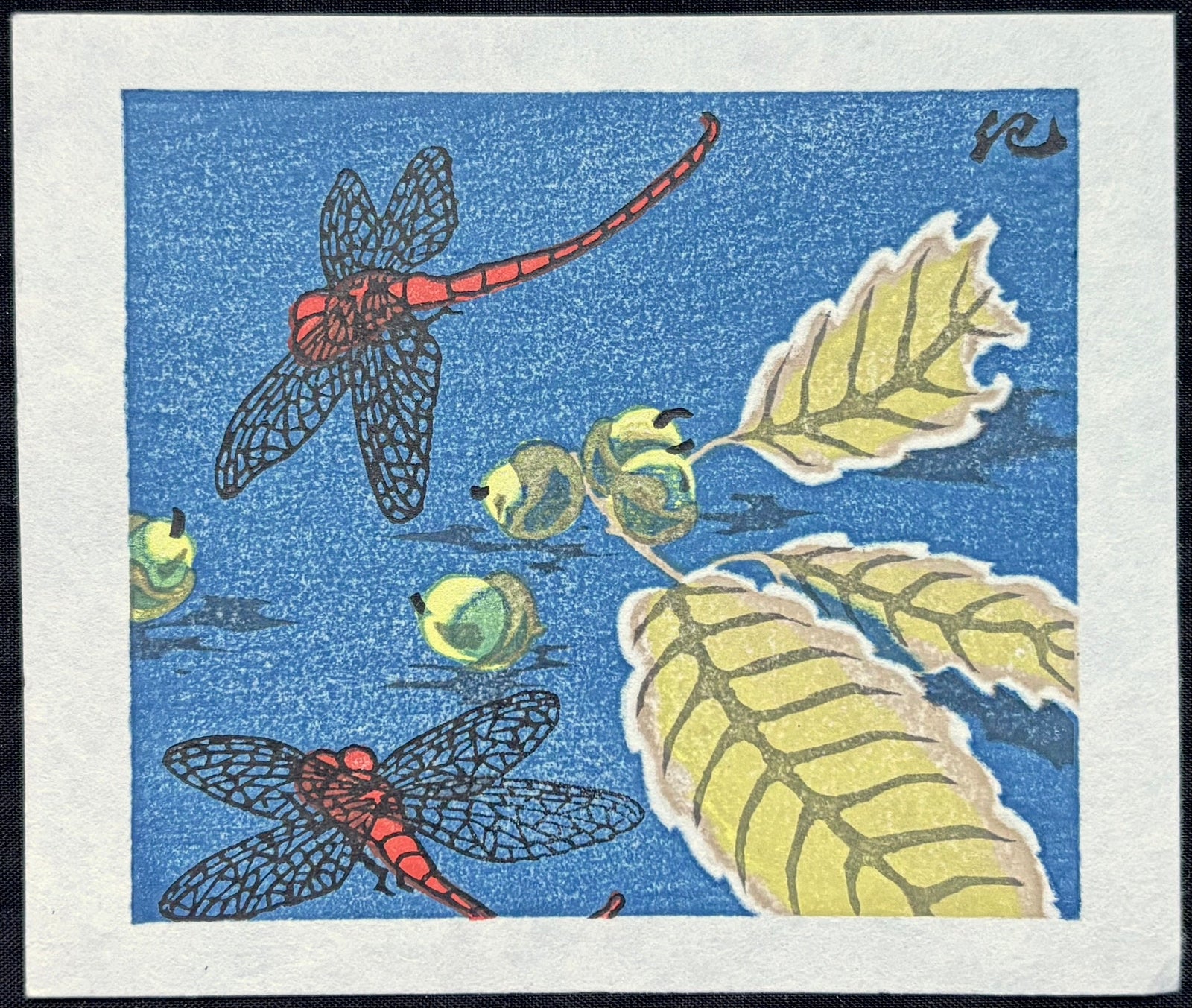  - Dragonflies and Acorns - Kieko Tsurusawa - SAKURA FINE ART