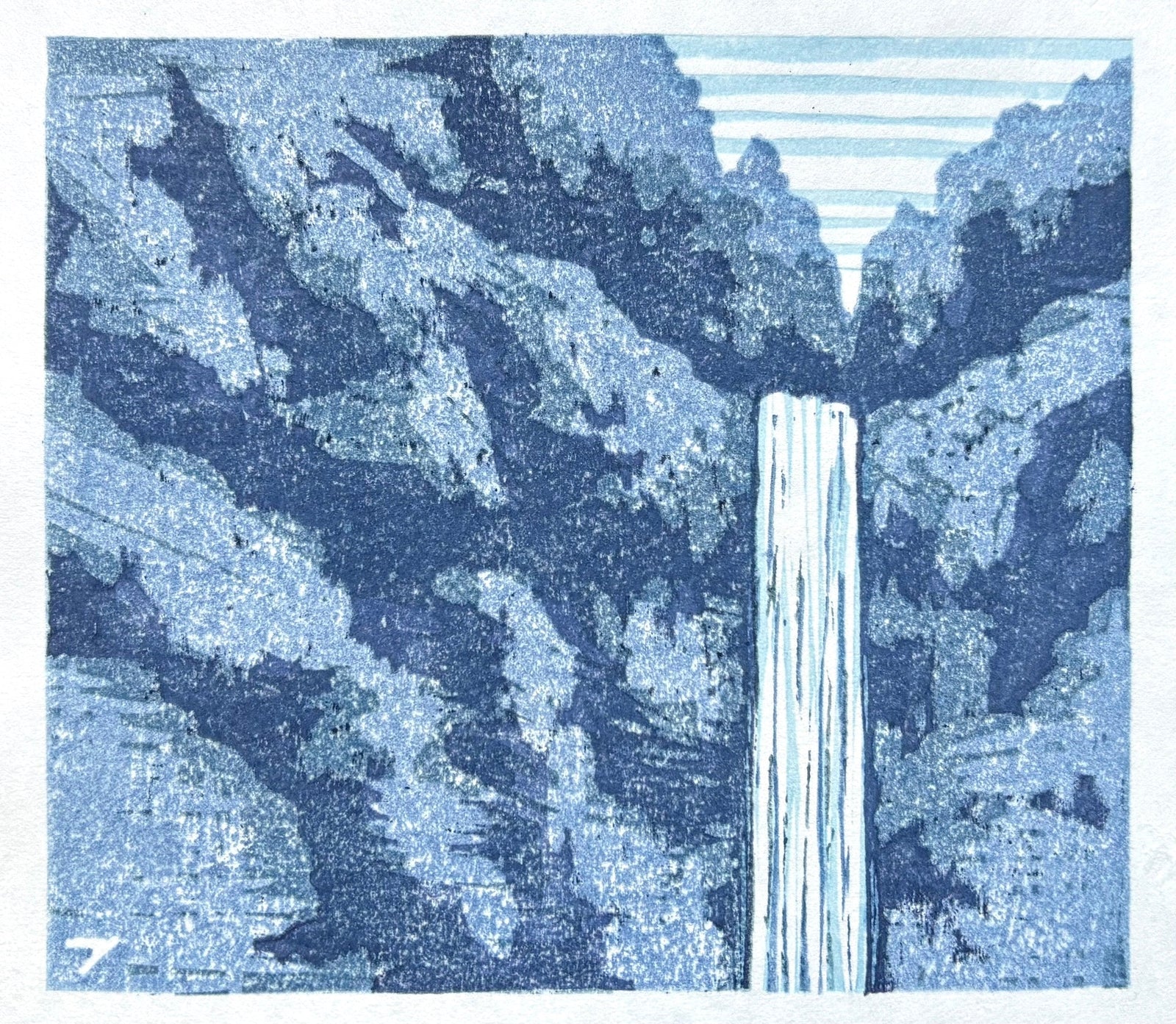  - Echoes in Blue - Fumio Fujita - SAKURA FINE ART