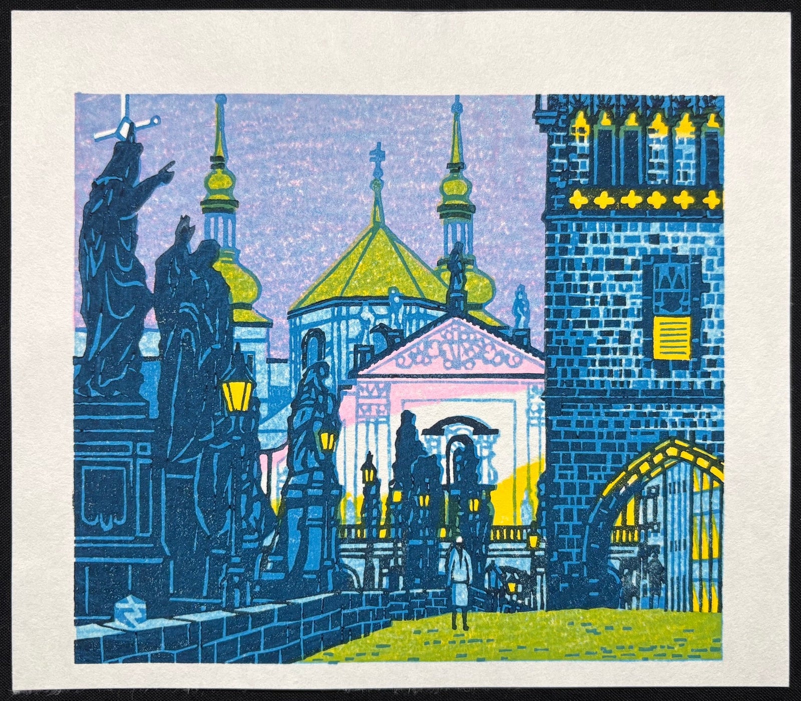  - Evening at Prague - Takao Sano - SAKURA FINE ART