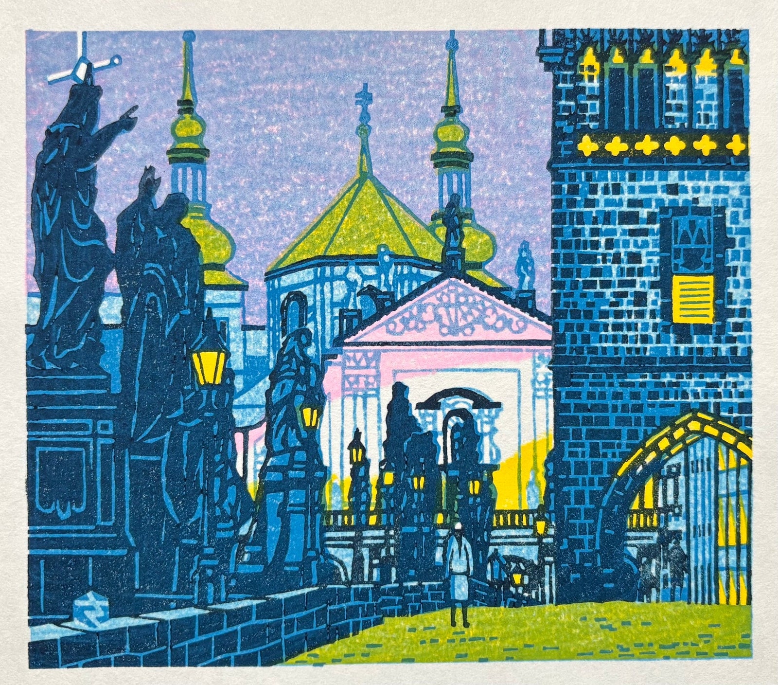  - Evening at Prague - Takao Sano - SAKURA FINE ART