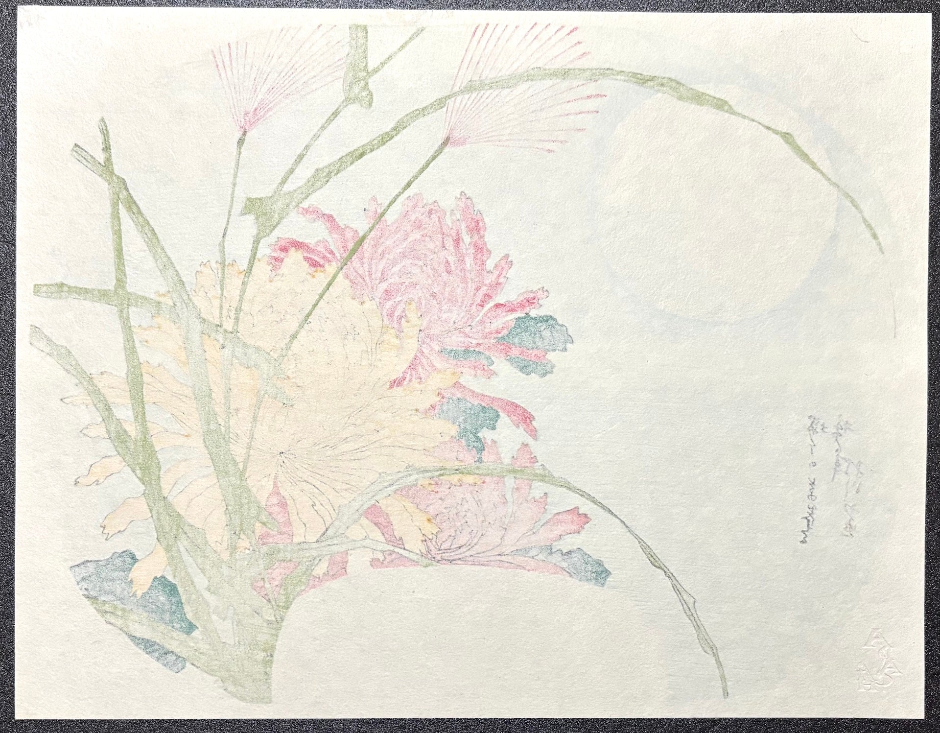  - Flowering Grasses - Kuninao Utagawa (1793 - 1854) - SAKURA FINE ART