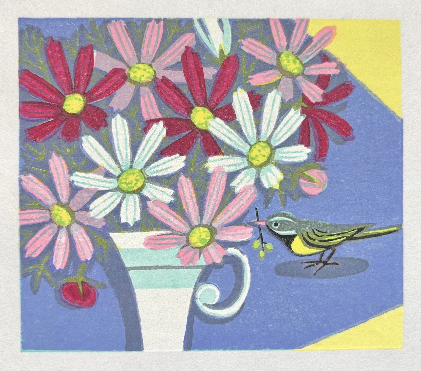  - Flowers and Bird - Shuzo Ikeda - SAKURA FINE ART