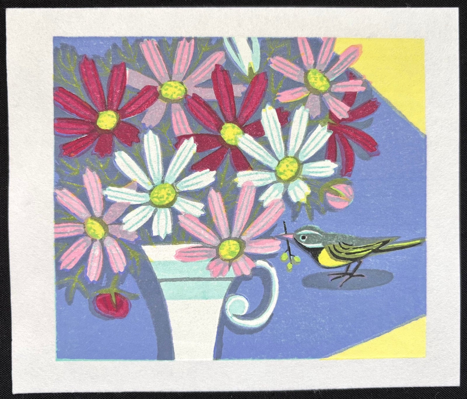  - Flowers and Bird - Shuzo Ikeda - SAKURA FINE ART