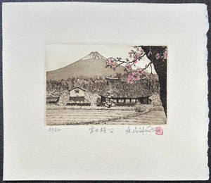  - Fuji Zakura 2 (Cherry Blossoms and Mt. Fuji 2 ) - Hiroto Norikane - SAKURA FINE ART