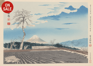 - Fujimi Kogen no Fuji (Mt. Fuji from Fujimi Highlands, from the series Thirty-six Views of Mt. Fuji) - Tomikichiro Tokuriki - SAKURA FINE ART