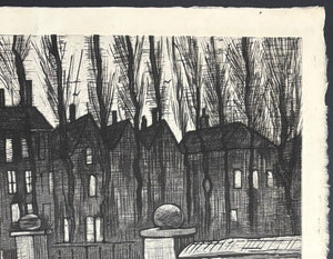 - Furui Machikado (Old Street Corner - Van Gogh), 1960 - Gihachiro Okuyama - SAKURA FINE ART