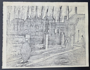 - Furui Machikado (Old Street Corner - Van Gogh), 1960 - Gihachiro Okuyama - SAKURA FINE ART