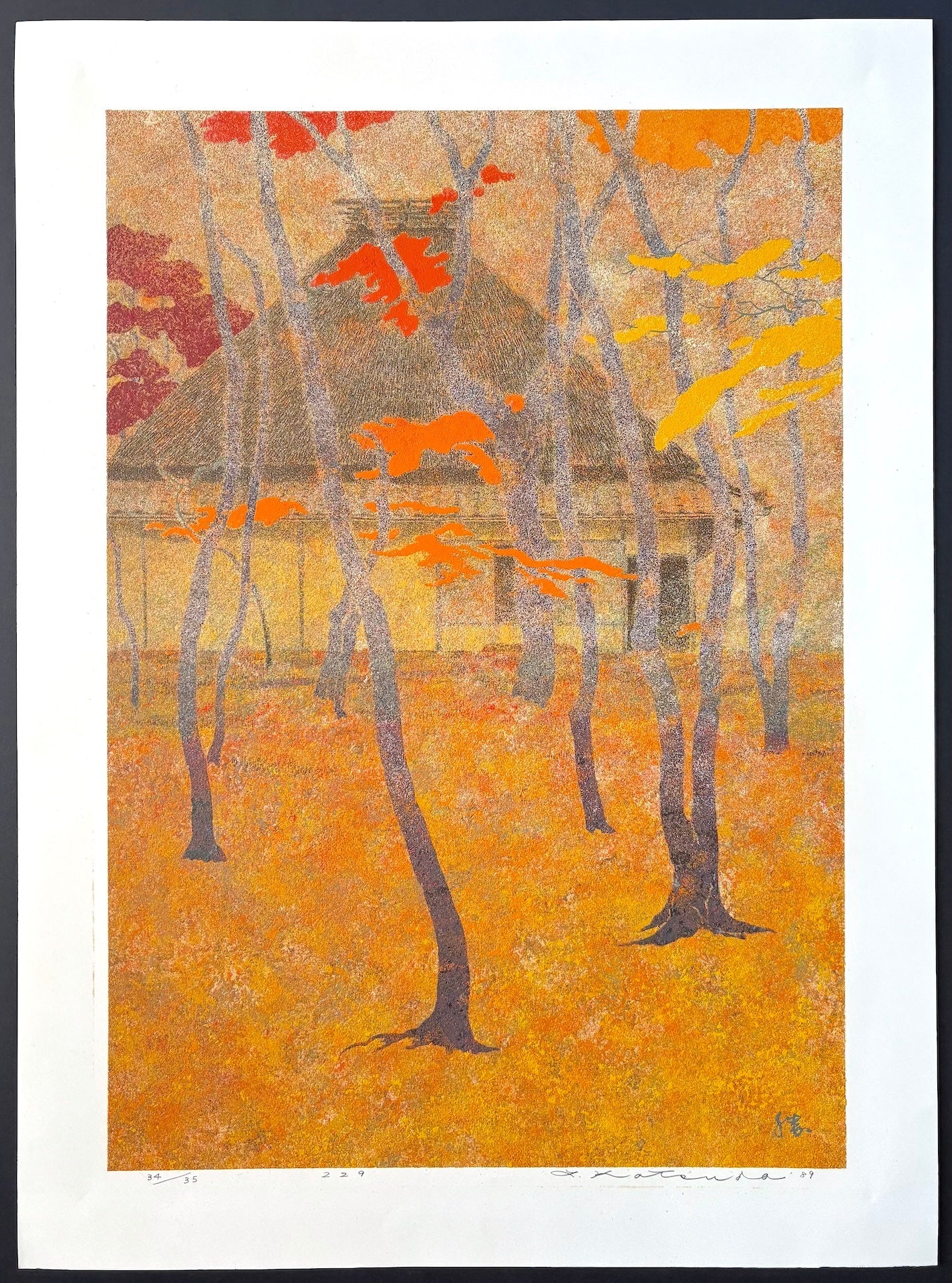  - Gio - ji Temple in Autumn - Yukio Katsuda - SAKURA FINE ART