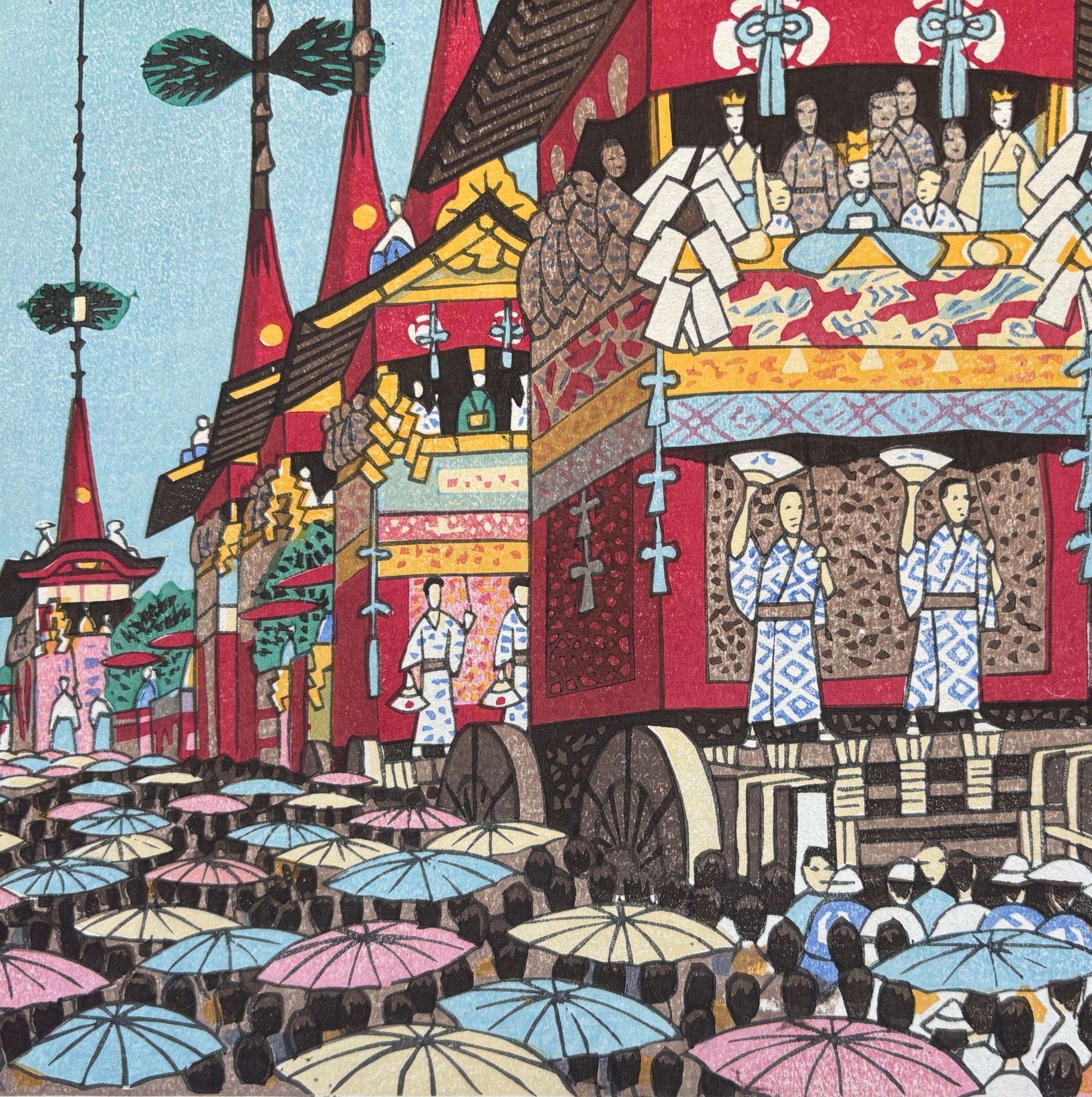  - Gion Matsuri (Gion Festival, Kyoto) - Takeji Asano - SAKURA FINE ART